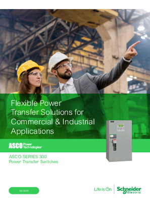 Image of ASCO Series 300 Flexible Power Transfer Solutions for Commercial & Industrial Applications