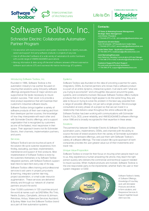 Image of Software Toolbox brochure