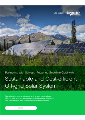 Image of Partnering with Solvest: Powering Snowline Gold with Sustainable and Cost-efficient Off-grid Solar System