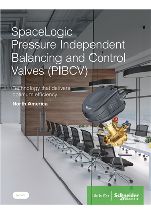 Image of SpaceLogic Pressure Independent Balancing and Control Valves (PIBCV)