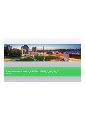 Image de SpaceLogic KNX DFU Tool-Release Notes (EN)