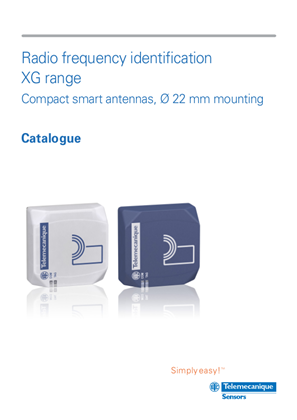 Imagem de Catalogue Radio frequency identification XG range - Compact smart antennas, Ø 22 mm mounting English 07/2020