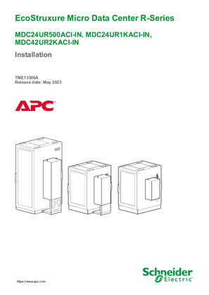 Image of EcoStruxure R-Series 24U & 42U Micro Data Center Installation Manual