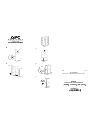 Görüntüsü NetShelter SX Cabinet, 2nd Generation Unpacking Sheet