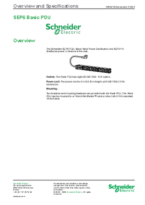 صورة SEP6 Basic PDU Overview and Specifications
