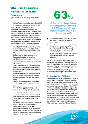 Image of TRA Schneider Electric Financial Services Segment Insight Report 2020