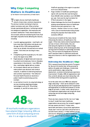 Image of TRA Schneider Electric Healthcare Segment Insight Report 2020