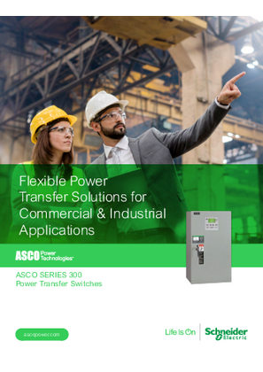 Image of Brochure | ASCO SERIES 300 Power Transfer Switches