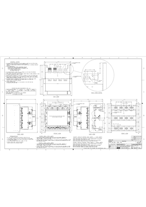 Outline Drawing | ASCO 7000 SERIES Automatic Power Transfer Switch (ATS) | 800-2000 Amps | Open Type | Frame S | 907770-002
