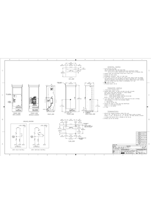 Image of 300 SERIES Manual Transfer Switch Drawing JMTQ (150-400 Amps)