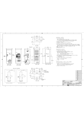 300 SERIES Manual Transfer Switch Drawing HMTQ (1000-1200 Amps)