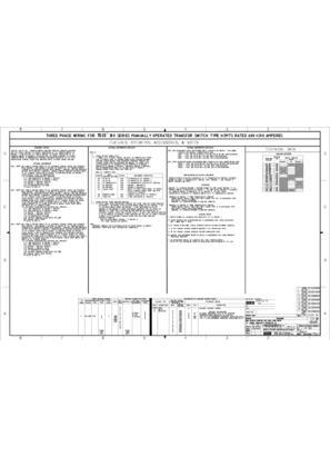 Wiring Diagram Asco Series 300 Manual Service Entrance Transfer Switch Mts Mus 600 1200 Amps Frame H Three Phase 1190022 Asco Power Technologies