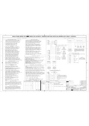 Wiring Diagram | ASCO SERIES 300 Automatic & Service ...