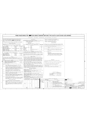 Wiring Diagram Asco 4000 Series Automatic Transfer Switch