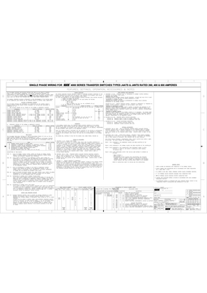 Wiring Diagram Asco 4000 Series Automatic Transfer Switch