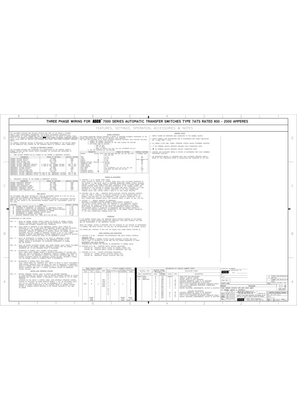 Wiring Diagram Asco 7000 Series Automatic Transfer Switch