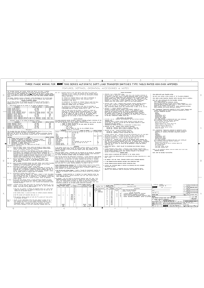 Imagen de Wiring Diagram | ASCO 7000 SERIES Automatic Soft Load Transfer Switch (ASLS) | 1000-3000 Amps | Three Phase | 725705