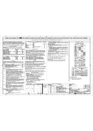 Wiring Diagram | ASCO 7000 SERIES Automatic Delayed Transition & Bypass Isolation (ADTB/ADUB) | 4000 Amps | Frame G | Three Phase | 867957