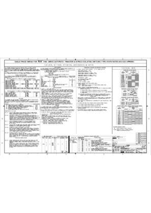 Wiring Diagram | ASCO 7000 SERIES Automatic & Service Entrance Bypass Isolation Transfer Switch (ATB/AUB) | 600-1200 Amps | Frame H | Single Phase | 751203