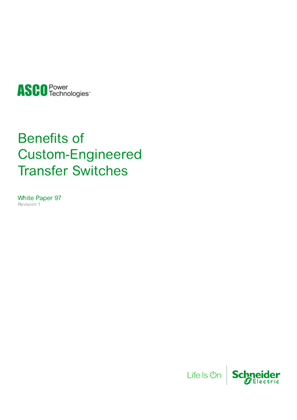 Image of ASCO White Paper | Benefits of Custom-Engineered Transfer Switches