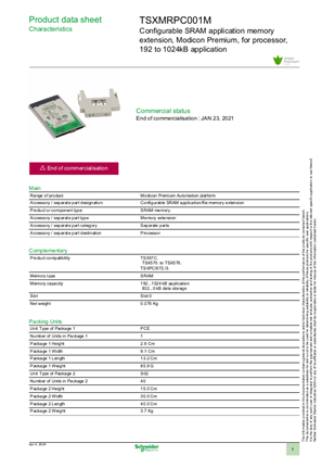 Image of TSXMRPC001M
