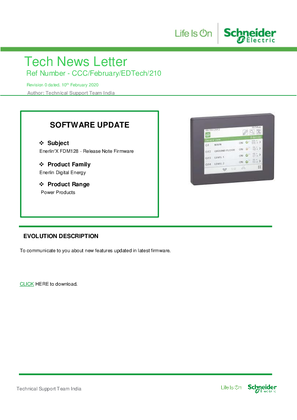 Image of Enerlin'X FDM128 - Release Note Firmware