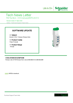 Image of Enerlin'X IFM - Firmware Release Note
