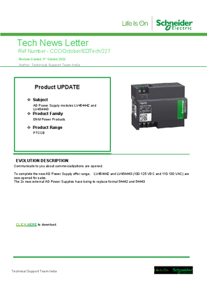 Image of AD Power Supply modules LV454442 and LV454443