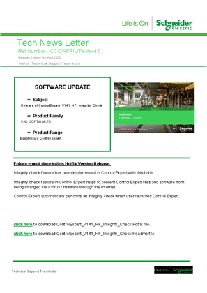 Image of Release of ControlExpert_V141_HF_Integrity_Check
