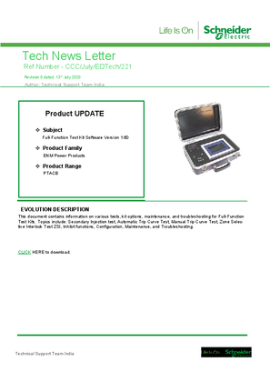 Image of Full-Function Test Kit Software Version 1.60