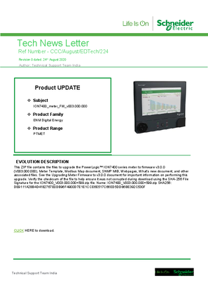 Image of Firmware update for Enerlin'X FDM128