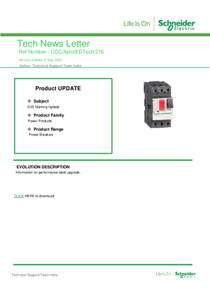 Image of GV2 Marking Update
