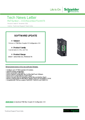 Image of Release of TM3 Bus Coupler IO Configurator v1.0