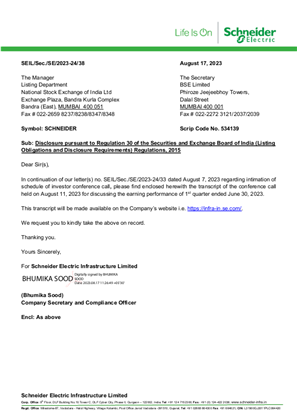 Image of Investors Conference Call Transcript