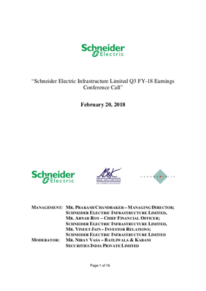 Image of Financial Report Transcript Q3 2017-18
