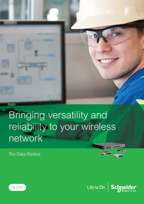 Image of Trio Data Radio Brochure A4