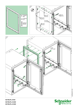 Podoba osebe Horizontal Coupling Kit For PLA depth 620 - Instruction Sheet-