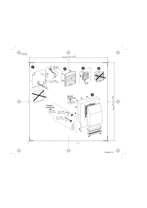 Image of Template Instruction Sheet Cover IP55 cut-out223x223mm