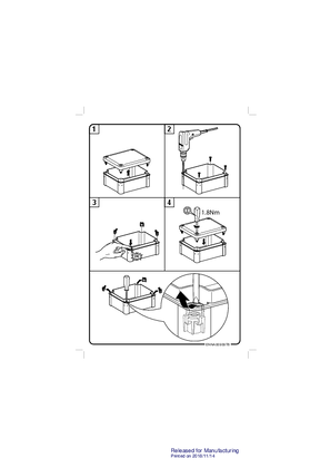 Образ PanelSeT TBP TBS - Universal enclosure Thalassa TBS TPB Boxes IP66 - Instruction sheet