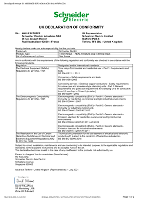 Imagen de Manufacturer UK DOC REXL