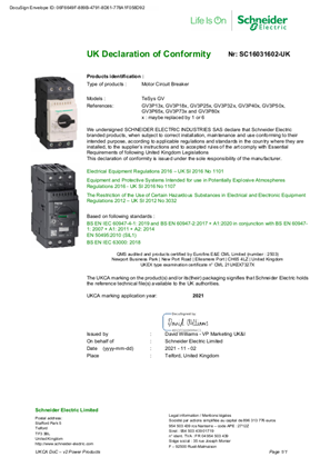 的映像 UKCA_Declaration_TeSys_GV3P with ATEX