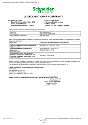 的映像 UK Declaration of conformity