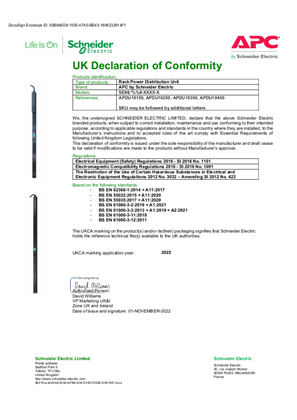 Imagine a UK Declaration of Conformity