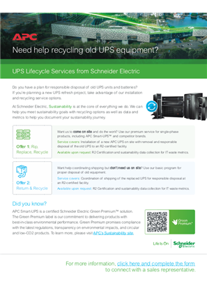 Image of UPS Lifecycle Services