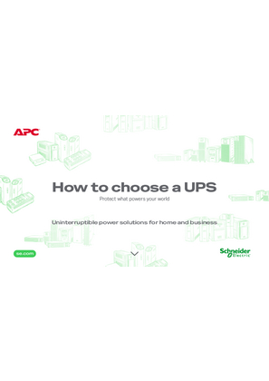 Image of How to choose a UPS guide