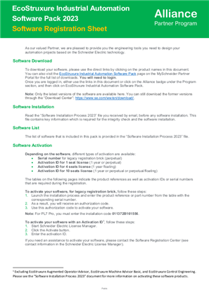 Image of 2023 Software Package Details