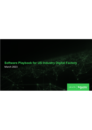 Image of US Industry Digital Factory Software Playbook - March 2023