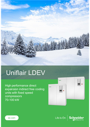 Afbeelding van Uniflair Room Cooling LDEV 70-100 kW - brochure