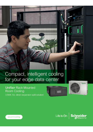Image of Uniflair Rack Mounted Cooling Brochure