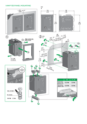 Image de V125 panel mounting instructions